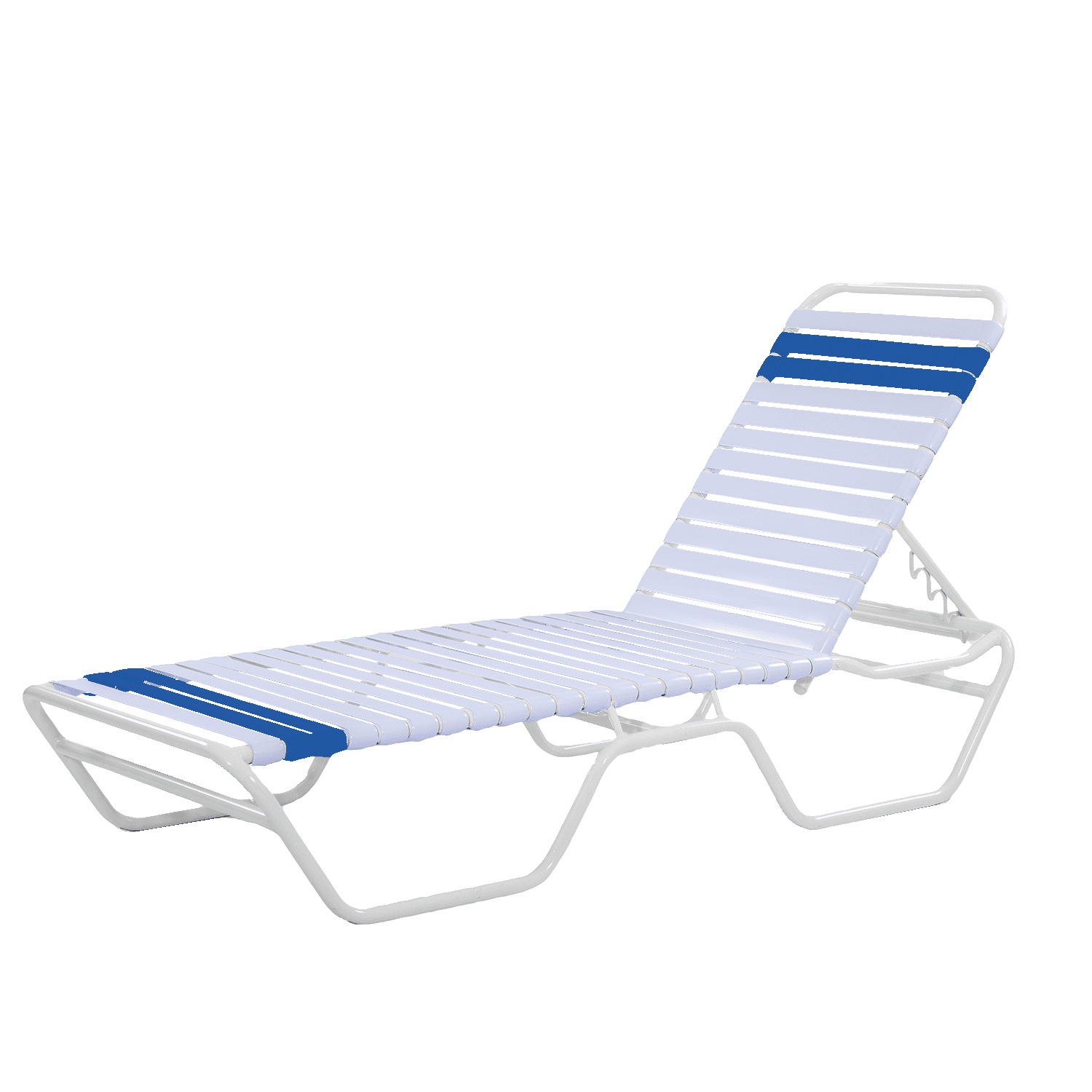 Base Static BG Vinyl Strap Chaise Lounge