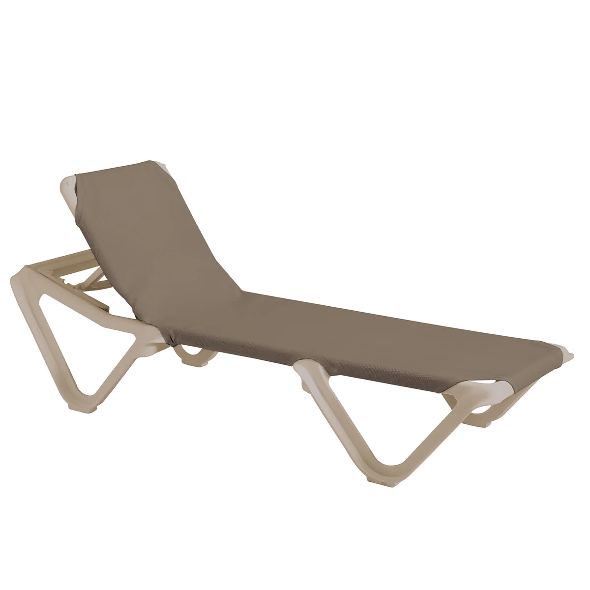 chaise lounge nautical taupe sandstone