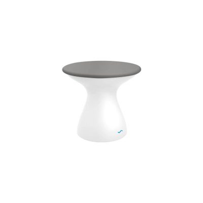 Ledge Lounger Autograph Standard Side Table white gray x
