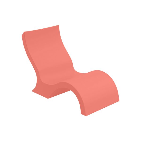Ledge Lounger Signature Chair Lowback coral x
