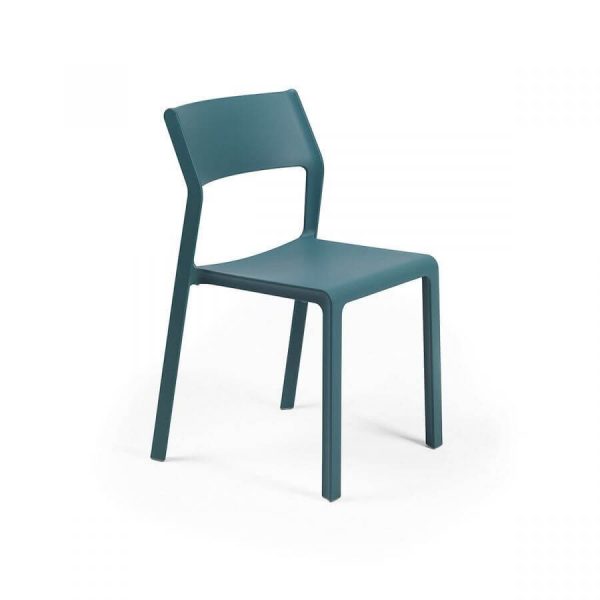 trill plastic resin armless side chair octane